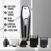 Barbasol Rechargeable 7-Piece All-in-1 Men’s Grooming Kit