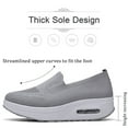 thumbnail image 3 of Women's Orthopedic Sneakers Orthopedic Shoes for Women Mesh Up Stretch Platform Sneakers Fashion Sneaker Walking Shoes, 3 of 9