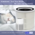 thumbnail image 2 of PUREBURG Replacement Air Filter Compatible with GCZ & AIRJOWSET AP304 Air Purifier,2-Pack H13 4-Stage Filtration Activated Carbon, 2 of 6