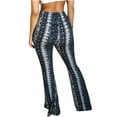 thumbnail image 2 of Women Boho Hippie High Waist Printed Wide Leg Pants Long Flared Bottom Pants, 2 of 5