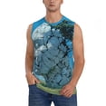 thumbnail image 3 of Uemuo Cracked Earth Head Tree Pattern Men's Sleeveless T-Shirt,Muscle Athletic Tank Top, Moisture-wicking Quick-dry Breathable Classic Tee Top for Gym Run Outdoor Sports-Medium, 3 of 8