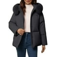 thumbnail image 2 of Pyhlmscde Women's Casual Mid To Waisted Thick Warm Cotton European And American Down, Puffer Jacket Womens, Winter Coats for Women, Winter Clothing for Women, 2 of 4
