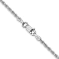 thumbnail image 4 of 14k White Gold 30 Inch 1.75mm Rope Chain Necklace Pendant Charm, 4 of 9