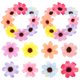 thumbnail image 1 of 50 cabezas de flores artificiales multicolores, pequeñas margaritas artificiales, decoración, 1 of 5