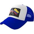 thumbnail image 1 of American and Colombia Flag Casual Baseball Cap Mesh Sports Cap, 1 of 8