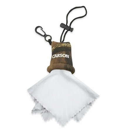 Carson SN-50MO (Mossy Oak) Stuff-It Microfiber Lens Cloth Cleaner