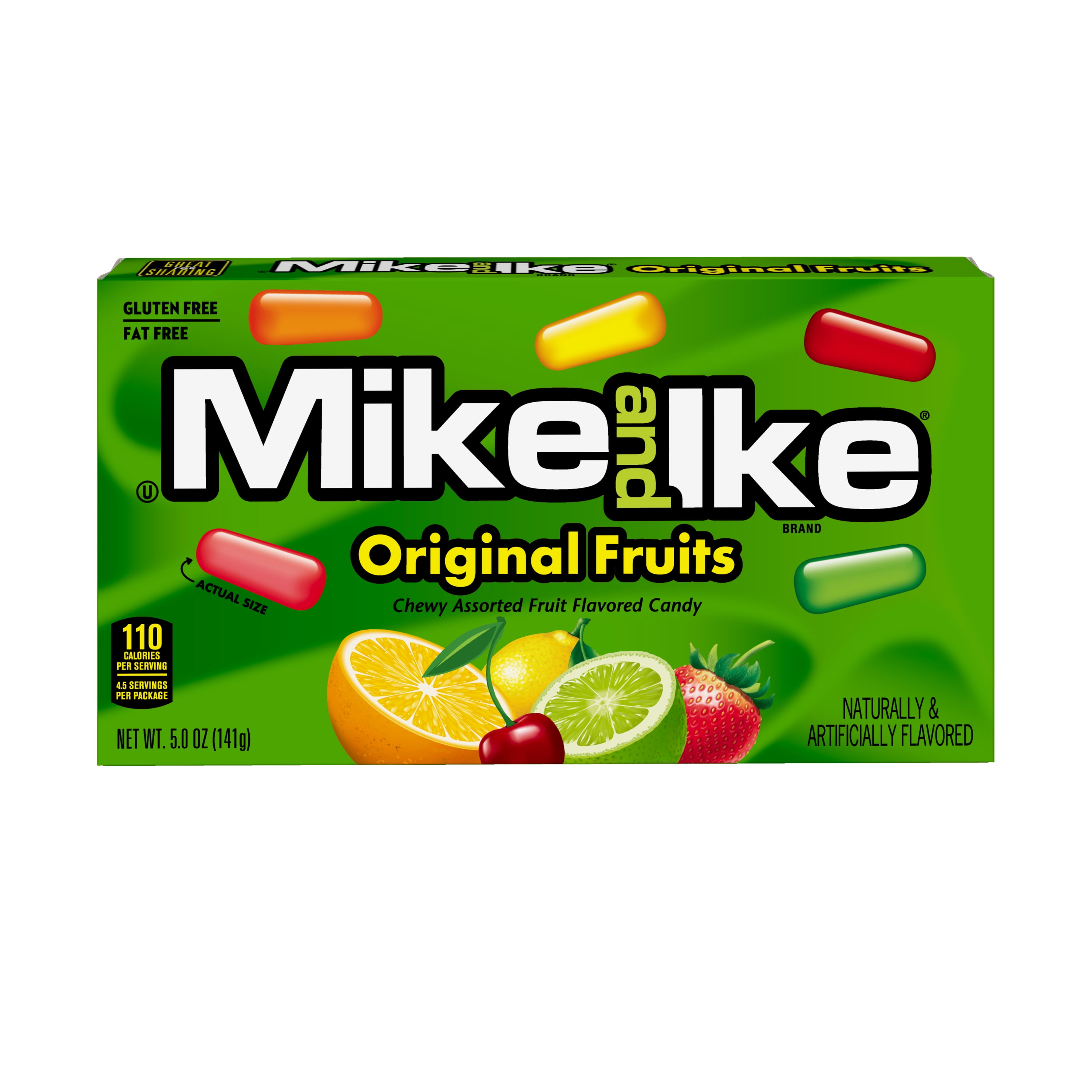 Mike and Ike Original Fruits Chewy Candy, 5 ounce Theater Box, 1 count