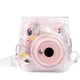 thumbnail image 1 of Injueey PortableTransparent PVC Camera Case Cover Shell con correa para el hombro Fotografía Bolsa protectora Reemplazo para Mini 11 Accesorios de cámara y óptica rosado, 1 of 6