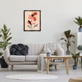 thumbnail image 3 of Stupell Industries Retro Abstract Bloom Botanical & Floral Painting Black Floater Framed Canvas Art Print Wall Art, 25 x 31, 3 of 10