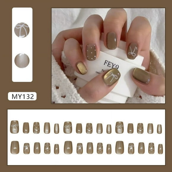 Clearance! Gspmoly Nail Set Kit, Showcasing Advanced Texture Easy to Wear Fits Well with Nails and Is Not Easy to Fall Off Unique Showcases Personalized Wearing of Nails 1Ml Professional Nail Set