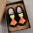 thumbnail image 2 of Slippers for Women Warm Non Slip Home Indoor Slippers Fluffy Slippers Winter Cozy Plush Slippers Print House Flat Closed Toe Slippers, 2 of 7