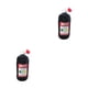 thumbnail image 4 of Kenally Cojín en forma de botella de coche, cojín transpirable portátil reutilizable de poliéster, adorno para silla, automóvil Negro Reposacabezas 2piezas, 4 of 6
