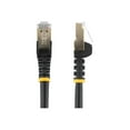 thumbnail image 2 of StarTech 1ft CAT6a Ethernet Cable - 10 Gigabit Shielded Snagless RJ45 100W PoE Patch Cord - 10GbE STP Network Cable with Strain Relief - Black - UL, TIA (C6ASPAT1BK), 2 of 4