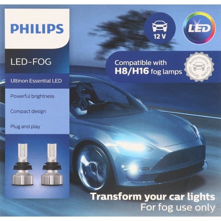 Philips H8/H16 Ultinon LED Fog Light (Pair)