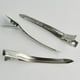 thumbnail image 2 of Pinzas para pico de pato, pinzas para rizos de cocodrilo de metal a prueba de herrumbre con agujeros para peinar el cabello, teñir el cabello, plata, 2 of 5