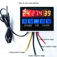 thumbnail image 3 of pitrice Digital Display Wide Range Temperature Sensor Switch Thermostat Incubator Button Operation Temp Controller Machine Accessory 12V 12V, 3 of 6