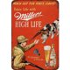 thumbnail image 1 of Placa de Metal Vintage de hierro, cerveza Miller, pintura Rectangular, Arte de la pared Decoración, 20x30cm, 1 of 9
