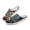 Alligator American Flag Print, variant on Unisex Breathable Mesh Slip On Clogs - Camouflage Winged Flag Design - Lightweight Comfort Summer Walking Shoes