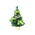 thumbnail image 2 of Wooowa Christmas Mini Tabletop Tree Figurines, Festive Small Decor for Desks & Countertops, 2 of 8