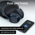 thumbnail image 2 of Logitech G Astro A30 Lightspeed Wireless Gaming Headset, Bluetooth, Dolby Atmos/3D Audio Compatible, Detachable Boom, 27h Battery, for Xbox, PS5, PS4, Nintendo Switch, PC, Android â?? Blue, 2 of 5