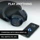 thumbnail image 2 of Logitech G Astro A30 Lightspeed Wireless Gaming Headset, Bluetooth, Dolby Atmos/3D Audio Compatible, Detachable Boom, 27h Battery, for Xbox, PS5, PS4, Nintendo Switch, PC, Android â?? Blue, 2 of 5