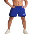 thumbnail image 1 of Men‘s 2 in 1 Workout Running Shorts Quick Dry Lightweight Gym Training Sport Short with Phone Pockets, 1 of 8