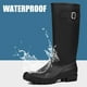 thumbnail image 2 of Botas impermeables para mujer DKSUKO Wellington, color negro, talla 7, 2 of 6