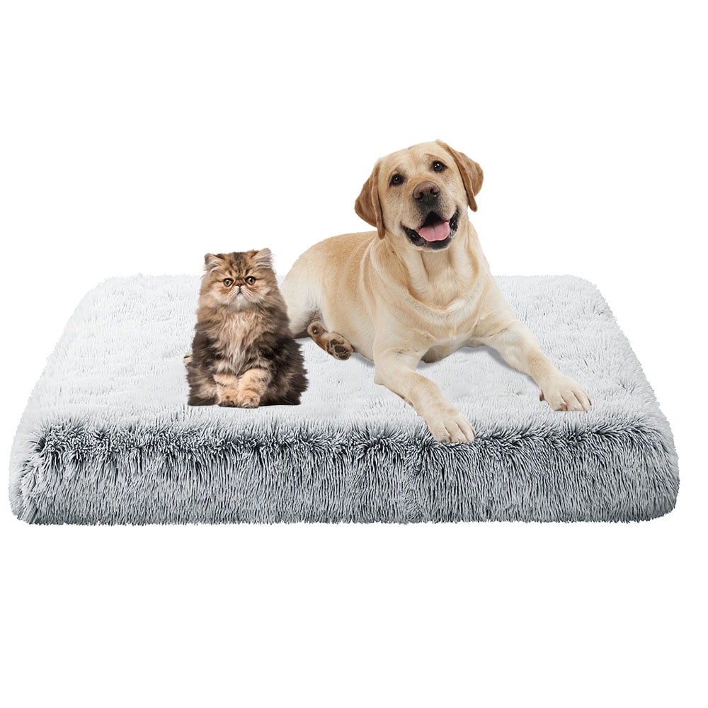 PETIMI Dog Bed, Washable Dog Bed for Crates, Soft Pet Pad Suitable for