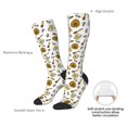 thumbnail image 4 of Naloa Honey Thigh High Socks Extra Long Stretchy Sock Women Over Knee High Opaque Stocking Daily Wear, 4 of 6