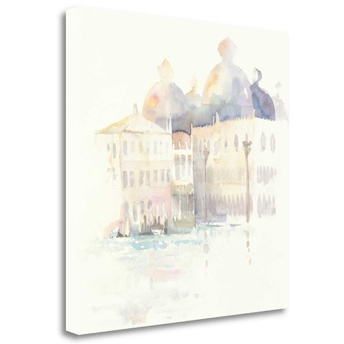 Tangletown Fine Art Venice Evening Square By Avery Tillmon, Gallery Wrap Canvas