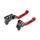 thumbnail image 5 of Para Crf230f Moto Aluminio Ajustable Palancas De Embrague De Freno Manija Plegable 2x,Rojo, 5 of 5