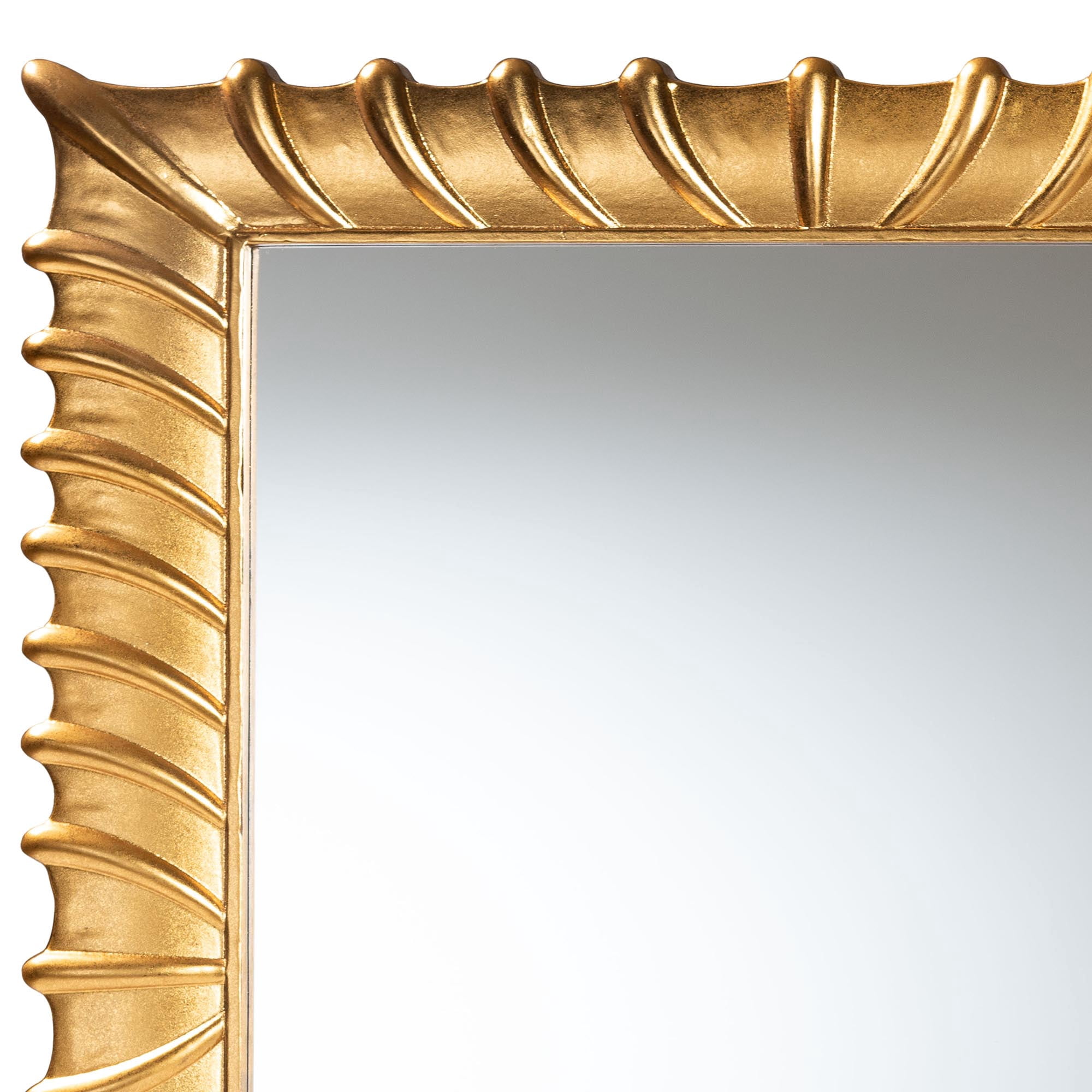 Baxton Studio Ygritte Vintage Mirror, Antique Goldleaf