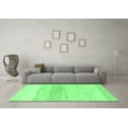 thumbnail image 3 of Ahgly Company Indoor Rectangle Solid Emerald Green Modern Area Rugs, 8' x 12', 3 of 4