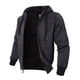 thumbnail image 2 of Sudadera con capucha de forro polar pesado Marled de talla grande S-5XL para hombre, chaqueta de invierno de manga larga con forro Sherpa y cremallera completa (Carbón XL), 2 of 5