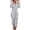 Grey, variant on Jumpsuits Pajamas Solid Color Keep Warm Plush Winter Long Sleeve Jumpsuits Pajamas for Women