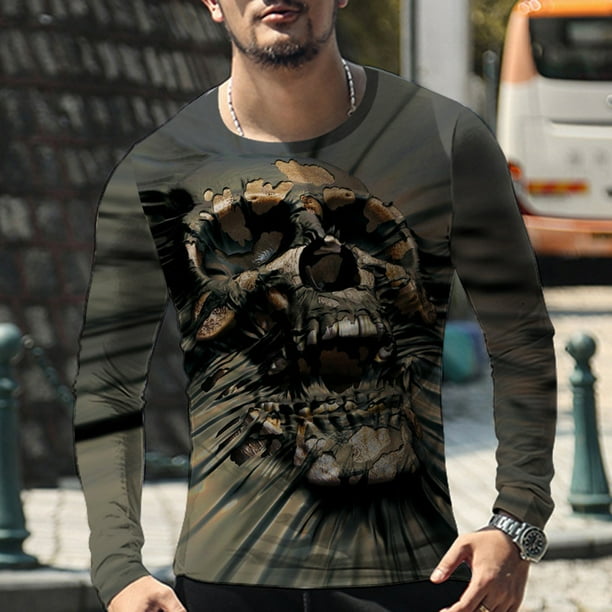 Camiseta de diario unisex para hombre Impresión 3D Estampados