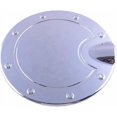 thumbnail image 4 of Fuel Tank Gas Door Cap Cover Chrome Style Compatible For . Ram 1500 2500 3500 2009 2010 2011 2012 2013 2014 2015 2016 2017 2018 ABS, 4 of 5