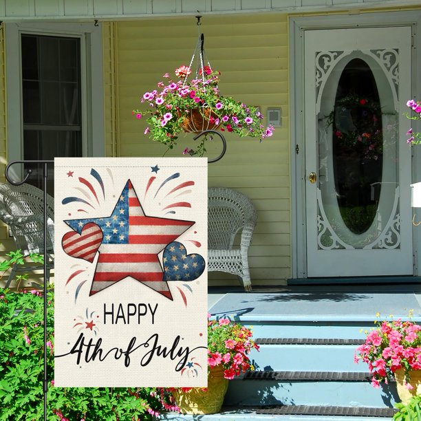 12-Pack Seasonal Garden Flags - 12x18 Inch Double Sided Burlap, Holiday & Yard Decor For Year Round