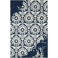 thumbnail image 2 of SAFAVIEH Bella Zlata Geometric Wool Area Rug, Navy/Ivory, 6' x 9', 2 of 8