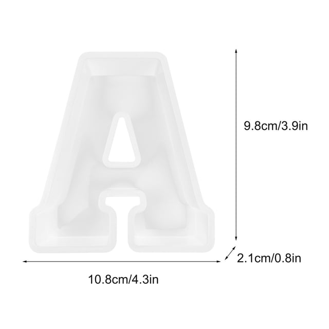 CEHVOM Alphabet Cake Baking Mould English Letter Silicone Mold 3D Alphabet Letter