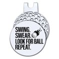 thumbnail image 1 of Marcador de pelotas de golf con clip magnético para sombreros Hafhue, acero inoxidable, 1 of 6