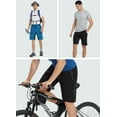 thumbnail image 6 of BALEAF Men's Cycling Shorts Loose Fit MTB Bike Shorts Water Ressistant 4 Zipper Pockets Mountain Biking Hiking Outdoor, Black S, 6 of 6