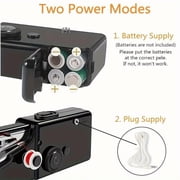 Handheld Sewing Machine,Mini Handheld Sewing Machine for Quick Stitching,Portable Sewing Machine Suitable for Home,Travel and DIY,Electric Handheld Sewing Machine for Beginners