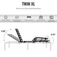 thumbnail image 2 of Adjustable Twin XL Bed Frame with Head and Foot Elevation and Quiet Motor, 2 of 12