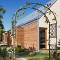 thumbnail image 7 of Garderth Garden Arch Trellis For Climbing Plants,Metal Garden Arbor,Weather-Resistant Decorative Wedding Arch Iron Frame Archway For Patio Lawn Pathway Event Party Ceremony, 7 of 7