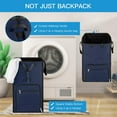 thumbnail image 5 of Laundry Basket, Laundry Backpack Bag for Guys Girls Boys, 2 in 1 Laundry Hamper for College Dorm Room Essentials, Adjustable Shoulder Straps, Freestanding Laundry Bag for Laundry Room, RV, 5 of 14