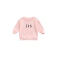 thumbnail image 1 of xiaxaixu Bambin Lettre Motif Manches Longues Col Rond Décontracté Sweat-Shirts, 1 of 8