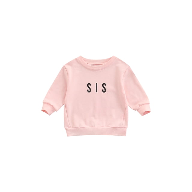 xiaxaixu Bambin Lettre Motif Manches Longues Col Rond Décontracté Sweat-Shirts