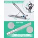 thumbnail image 2 of Gran juego de cortaúñas, 5 cortaúñas afilados y cortaúñas para hombres y mujeres (premium, tamaño grande, diseño robusto), 2 of 5