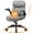 Gray, variant on COOLHUT Big and Tall Office Chair, PU Leather Computer Desk Chair with Double-Layer Seat Cushion and Neckrest, High Back Executive Leather Chair, Support 8 Hours Heavy Duty Design, Black